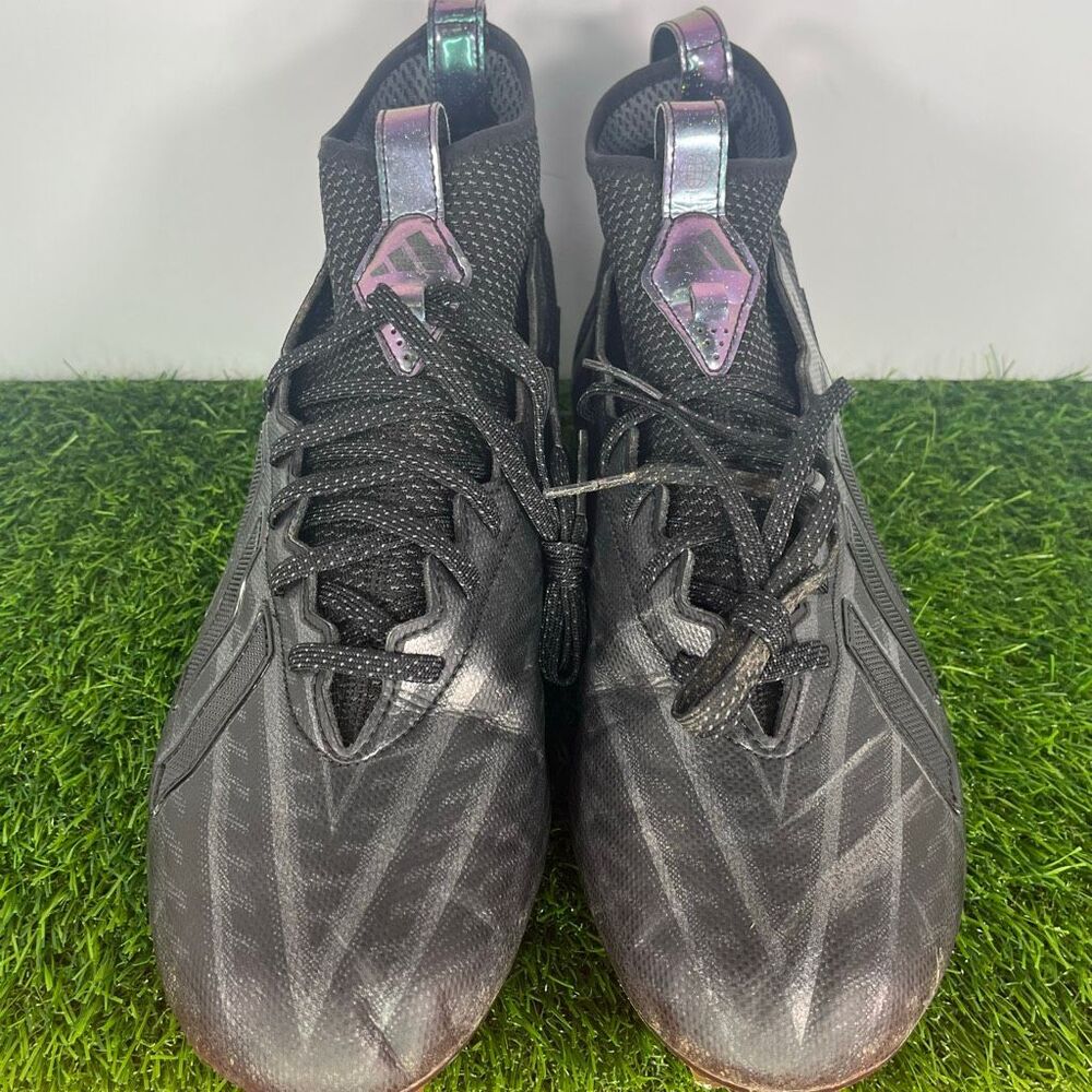 Adidas Freak Ultra 23 Inline Black Chrome Football Cleats Mens 12.5 - Picture 2 of 7
